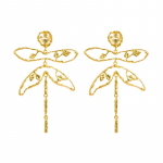 Naiste N&otilde;elk&otilde;rvar&otilde;ngad Vintage Dragonfly Tassel Luksuslikud v&auml;ikesed k&otilde;rgekvaliteedilised k&otilde;rvar&otilde;ngad OneSize kuld