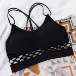 Naiste Tank Crop Top &Otilde;mblusteta aluspesu Naiste Cross Tube Topid T&auml;navar&otilde;ivad Sport Bralette Seksikas Naiste Camisole pesu One Size