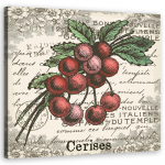 L&otilde;uendiprint Cherry vintage 30x30 punane