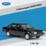 Welly 1:36 Scale Volkswagen SANTANA sulamist automudel survevalu metallist m&auml;nguasjad s&otilde;idukid automudel K&otilde;rge simulatsiooniga kollektsioon, kingitused lastele 1:36-size:11.9*4.5*3.6cm must