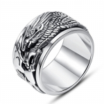 Dragon Clouds Ring Meeste Ehted P&ouml;&ouml;ratav Vintage Isiksus Meeste Lai s&otilde;rmus poiss-s&otilde;brale S&otilde;rmus Aksessuaarid Mitmes suuruses 8