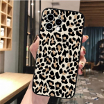 Pink Leopard Print telefoni&uuml;mbris Iphone 14 Pro Max 13 12 11 Pro Max Xs Xr X 12mini 7 8 14 Plus Case Funda jaoks iphone 14Pro