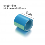 5 m/rulli J&auml;ljeta teip &Otilde;mblusteta paberteip DIY &otilde;&otilde;nes avatud metallraami raami jaoks UV epoks&uuml;vaigu vormide ehete valmistamise LM helesinine v&auml;rv