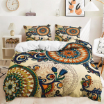 3D Bohemian voodipesukomplekt troopilises stiilis suleteki ja padjap&uuml;&uuml;riga 2/3 mikrokiudkangast AU/DE/US/UK kodukaunistus Baby 100x135cm