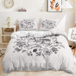 3D k&uuml;&uuml;liku voodipesukomplekt Lihav&otilde;ttep&uuml;hade tekikott ja padjap&uuml;&uuml;r 2/3 loomatr&uuml;kiga pastoraalne stiil AU/DE/US/UK kodukaunistus DE 135x200cm