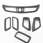 Nissan QASHQAI J11 2016-2020 LHD tarvikutele 6 tk/partii kohta s&uuml;sinikkiust &otilde;hukonditsioneeri vahelduvvoolu &otilde;hu v&auml;ljalaskeava trimmimise kleebis must