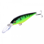 1tk Wobbler Minnow kalap&uuml;&uuml;gilant Bionic Bass Pike tehiss&ouml;&ouml;da konksuga riistad