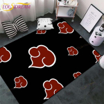 Anime Naruto Mustriga Vaibad Elutoa Libisemisvastane ala Vaip Lapsed Magamistoa Matid Joogamatt Suure vaiba sisekujundus 80cm x 120cm brown