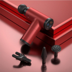 8000R/Min 4 peaga elektriline massaažip&uuml;stol LCD puutetundlik spordip&uuml;stol 22/4 k&auml;iguga, kiirusega s&uuml;vakudede lihaseid l&otilde;dvestav lihasmasseerija USB punane