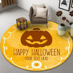 Halloweeni sisekujundus Elutoa vaip &Uuml;mmargune toolimatt Palve Magamistoa vaip Libisemiskindel sissep&auml;&auml;s uksematt Kodusisustus S&ouml;&ouml;gitoa ala vaip Diameter 60cm
