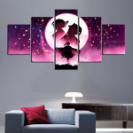 Demon Slayer seinakunstiprindid Kochou Shinobu moodulplakat Kimetsu No Yaiba l&otilde;uendimaal Anime tegelaskujud Kodukaunistus 20x35cm*2 20x45cm*2 20x55cm*1