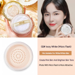 Angel Mineral Loose Setting Powder N&auml;opuuder L&auml;bipaistev PuuderLoose Highlighter Powder Professionaalne jumestuspuuder meik Ivory- shimmer