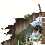 Sillaga &auml;ra l&otilde;igatud kleebis realistlik, h&otilde;lpsasti kleepitav Pilkup&uuml;&uuml;dev isekleepuv eemaldatav kleebis l&otilde;bustuspargi jaoks mitmev&auml;rviline