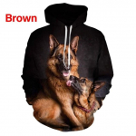3D prinditud Unisex pusad Armas kapuuts Saksa lambakoera kapuutsiga topsid vabaaja dressipluus meeste naiste pullover XXL