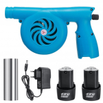 Elektriline &otilde;hupuhur &otilde;ues grillventilaator Juhtmevaba kaasaskantav BBQ-grill l&otilde;kkel&otilde;&otilde;ts T&ouml;&ouml;riistad Liitiumpatareiga piknikutelk 2x Battery