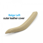 Auto salongi reisijate uste t&otilde;mbek&auml;epide nahk v&auml;liskatte vahetus BMW X5 X6 F15 F16 jaoks Beige Left