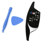 Auto k&auml;iguvahetusnupu paneeli kaunistuse kattekleebis BMW 5 6 7 seeria G30 G38 G02 525 530 540 730 X3 X4 auto salongile blue