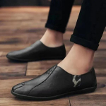 Nahast kingad Meeste kevad- ja s&uuml;gisemustad vabaajajalatsid Korea moekingad Laiskjalatsid Meeste libisemisvastased t&ouml;&ouml;jalatsid S&otilde;idujalatsid 39 must