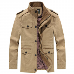 Jope Meeste vabaaja tuulejope suur puuvillane topp 6XL