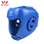 Wesing Boxing Head Guard Sanda Peakatted Kickboxing Sparring Kiiver Fighting Head L sinine