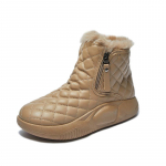 Mood S&uuml;gis- ja Talvine soojad lumesaapad Naiste saapad Klassikalised soojad karusnahast kingad Tudengile naiste l&uuml;hikesed saapad 35 khaki