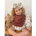60CM Reborn-nukk Maddie K&auml;sit&ouml;&ouml;na detailne maalimine n&auml;htavate veenidega Elutruu 3D nahatoon S&uuml;nnip&auml;evakingituseks 60cm