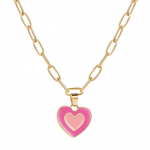 Moodne v&auml;rviline armastuse s&uuml;dame ripats kaelakee naistele Paksu kett ketiga kaelakeed, trendiehted