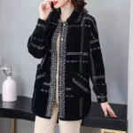 6XL moe imitatsioon naaritsa sametmantel Elegantne naiste s&uuml;gistalvejope Kvaliteetne kahepoolne sametist kootud mantel XXXL gray