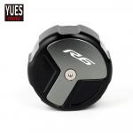 Mootorratta tarvikud tagumise pidurivedeliku paagi kaane &otilde;likork UUS YAMAHA R6 YZF R6 2000- jaoks must