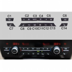 Kliimaseadme helitugevuse l&uuml;litusnupp Vahetus K&otilde;rge hind BMW 5 6 7 seeria jaoks 520 523 525 528 530 535 535GT 730 740 750