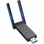 WLAN-pulk arvutile, AC1300 USB 3.0 WLAN-adapter PC (867 Mbit/s 5GHz, 400 Mbit/s 2,4GHz) Kahekordne 5dBi WLAN-antenn s&uuml;learvutile/lauaarvutile/arvutile