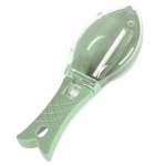 Kalakilbik Mugav katlakivi eemaldaja kalakujuline kaabits koos s&auml;ilitusmahutiga koduk&ouml;&ouml;gi jaoks roheline