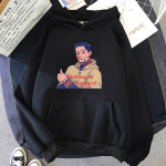Kuldne Kamuy Hyakunosuke Ogata Hoodies Anime Graafilised r&otilde;ivad Unisex pikkade varrukatega talvised dressipluusid kapuutsiga pulloverid, Unisex 2XL