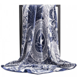 Kvaliteetsed luksuslikud siidist sallid peapael Sallid kaelasall naistele kett siidist sall naiste dekoratiivne sall 90*90cm punane