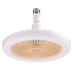 E27 30W kaasaegne LED-laevalgusti ventilaatoriga H&auml;mardatav laeventilaatorivalgusti toa magamistuppa kaugjuhtimispuldiga Fan lamp valge