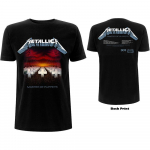 Metallica Master Of Puppets Tracks Unisex T-s&auml;rk S