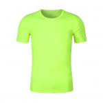Unisex Tee Top Regular pleekimiskindel pehme kulumiskindel Unisex top l&uuml;hikeste varrukatega O-kaelusega pullover T-s&auml;rk Unisex T-s&auml;rk sportimiseks L fluorestseeruv roheline v&auml;rv