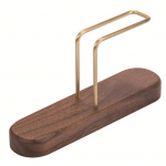 Vastupidav paksendatud, korralik puidust kohvifiltri paberist hoiustamisriiul Majapidamistarvete kohvifiltri riiul kohv