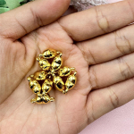 Kodu elamine 10 tk Naiste DIY lahtised helmed K&auml;ev&otilde;ru Magnet Love Ball K&auml;sitsi valmistatud ehted Aksessuaarid Kingitused Kaelakee Gold Heart