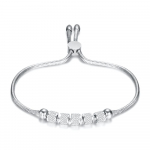 T&auml;itsa tsirkooniumiga 6 mm T&auml;ielikult sobiv reguleeritav titaanist terasest ussiluudest keti k&auml;ev&otilde;ru naistele