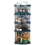 1 komplekt k&ouml;&ouml;gi hoiuriiul roostevabast terasest k&ouml;&ouml;ginurga panipaiga organiseerija Eemaldatav riiul Koduvarustus Five Layers