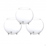 3x l&auml;bipaistvast klaasist lillevaas Micro DIY maastiku terraariumi pudel