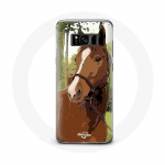 &Uuml;mbris Samsung Galaxy S8 Quarter Horse pruuni hobuset&otilde;u jaoks