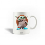Mug en C&eacute;ramique Coffee Baby Yoda Star Wars Dessin Anim&eacute;