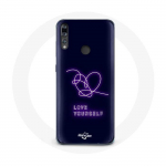Coque pour Huawei P30 Lite Album Love Yourself Answer Poster Violet