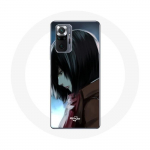 Coque pour Xiaomi Redmi Note 10 Pro Mikasa Ackerman Attaque des Titans Manga Anime
