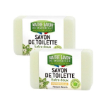 Mattersabong France Marseille Perfume Cleansing Face Wash Natural Soap 100g, Honeysuckle, 2 pieces