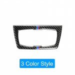 S&uuml;sinikkiust auto esitulede l&uuml;litusnupp Dekoratiivsed raami kattekleebised BMW 3-seeria F30 F34 2013-17 tarvikute sisemusse Classic style