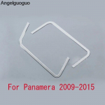 Car Styling 2 pcs Center Control Dashboard Air conditioning outlet decoration frame cover trim for Porsche Panamera 2009-2015 h&otilde;be