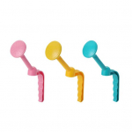 Pudelikorgi sprinkler Kahe peaga libisemisvastane ergonoomiline k&auml;epide, vahetus sujuv valamine &uuml;htlane kastmine plastikust bonsai taimed kastekann tila kollane